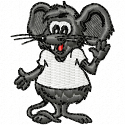 Mice Embroidery Design 11 Mice Embroidery Design 11